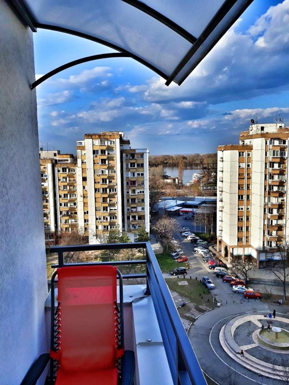 Apartment Terrace Belgrad Exteriör bild