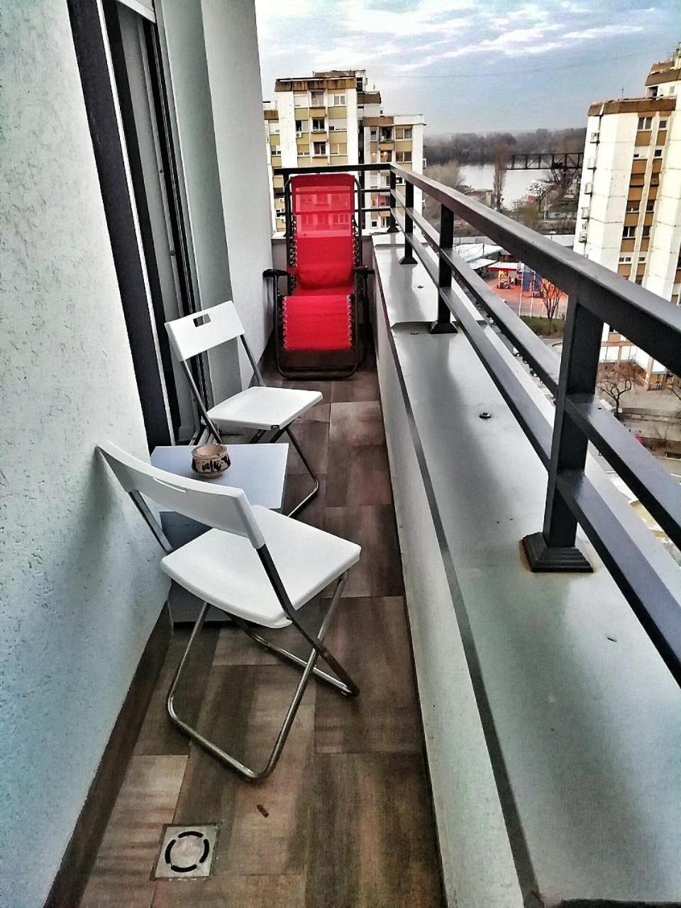 Apartment Terrace Belgrad Exteriör bild